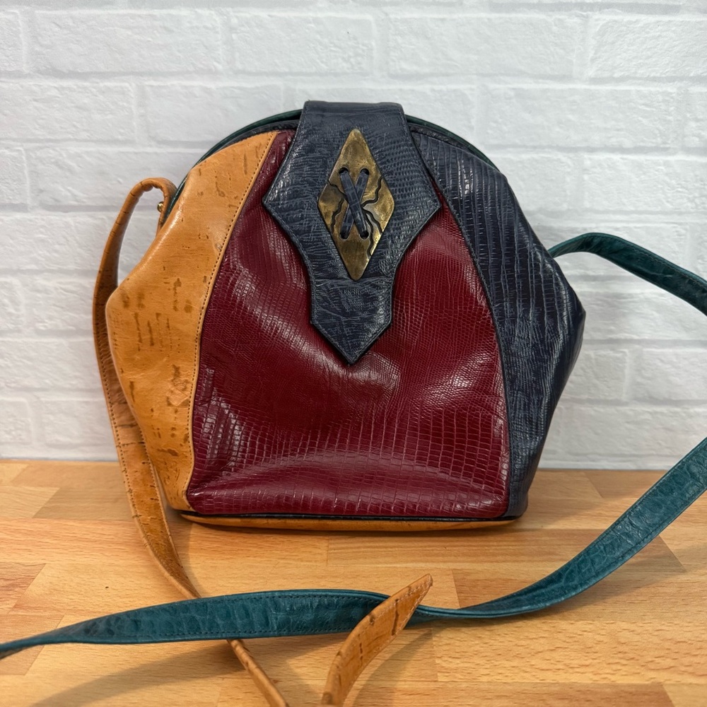 Multicolor Leather Women's Bag